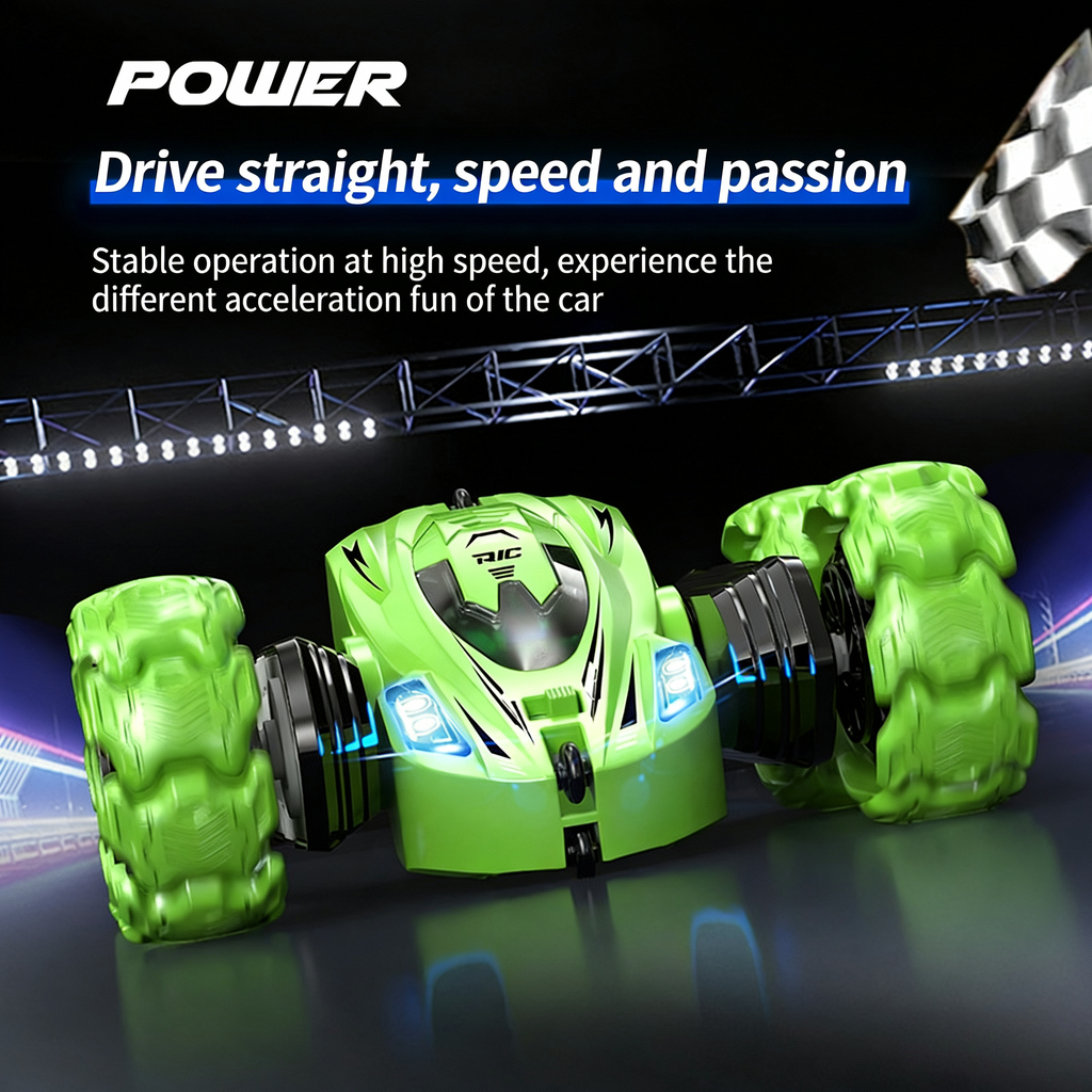 4WD RC Stunt Car | 360° Flip & Gesture Control | All-Terrain Fun